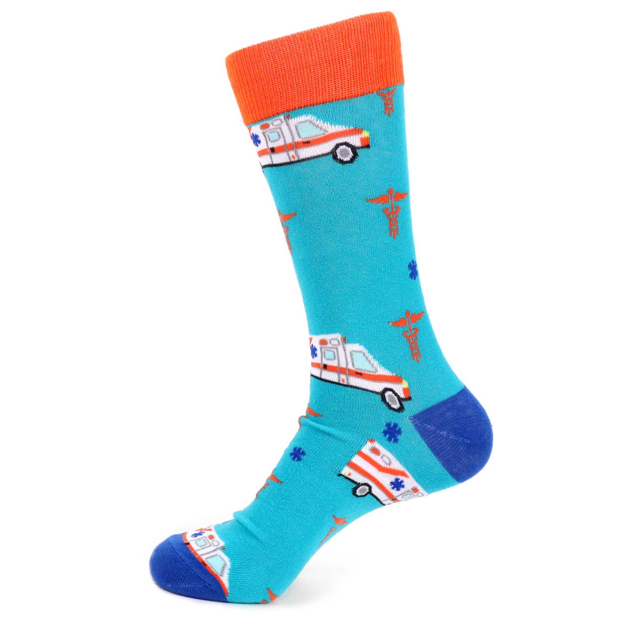 Men's Ambulance Novelty Socks - Bundle Bus