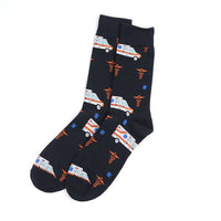 Men's Ambulance Novelty Socks - Bundle Bus