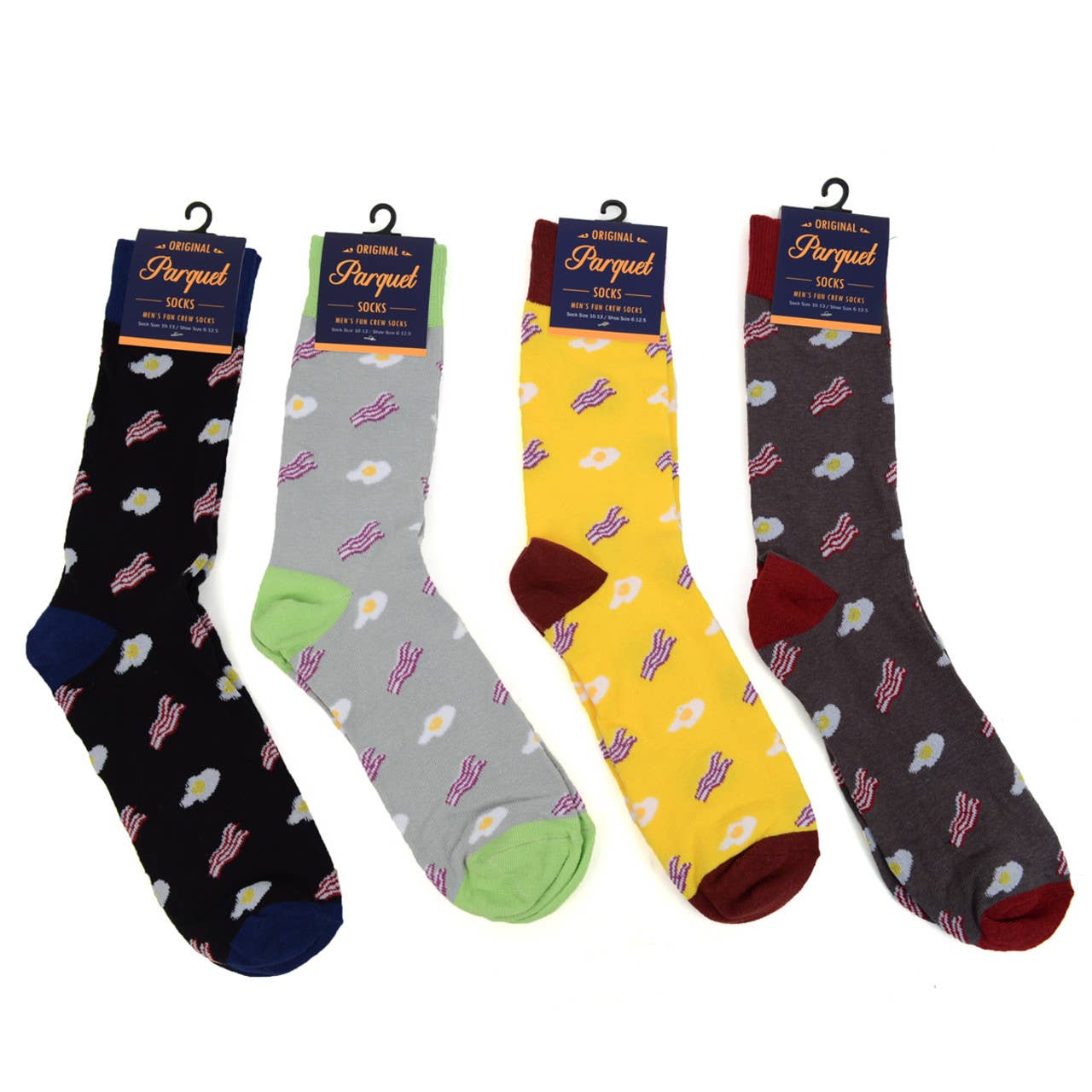 Men's Bacon & Eggs Novelty Socks - NVS19266 - Bundle Bus