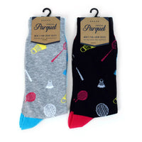 Men's Badminton Premium Collection Novelty Socks - NVPS2011 - Bundle Bus