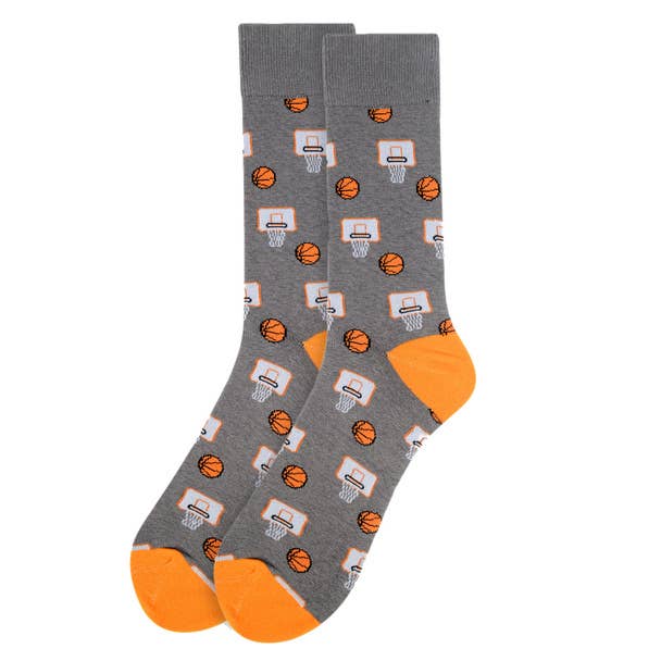 Men's Basketball Novelty Socks - Bundle Bus