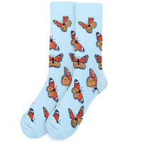 Men's Butterfly Novelty Socks - NVS19648 - TQ - Bundle Bus