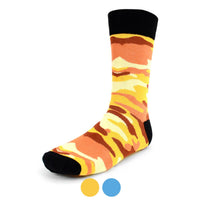Men's Color Camo Novelty Socks - NVS19288 - Bundle Bus