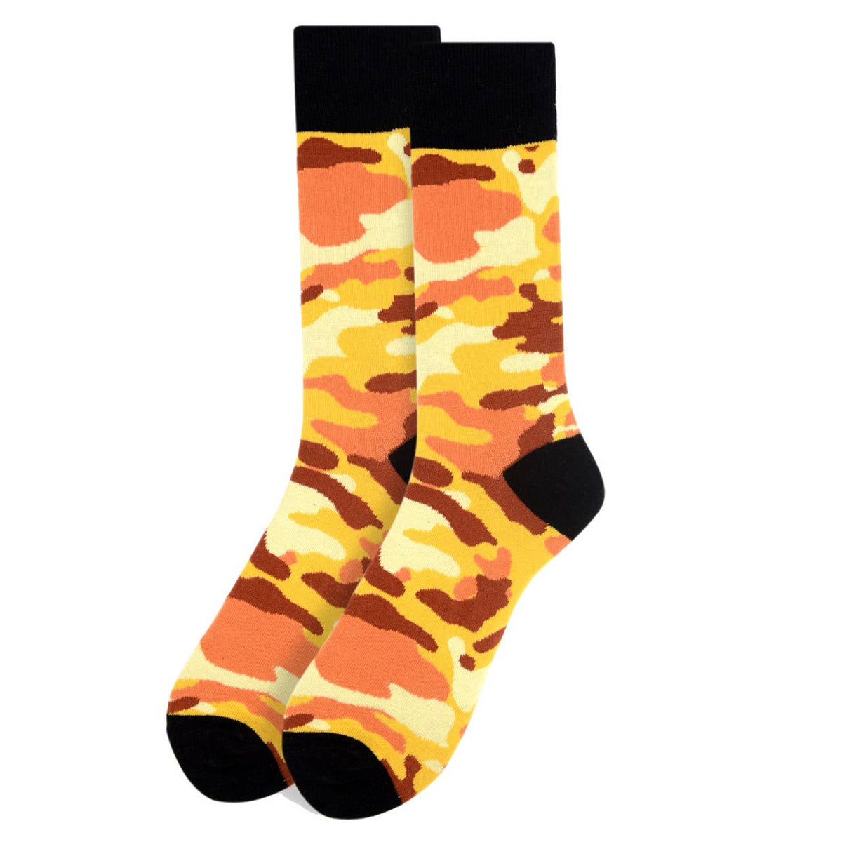 Men's Color Camo Novelty Socks - NVS19288 - Bundle Bus