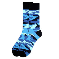 Men's Color Camo Novelty Socks - NVS19288 - Bundle Bus