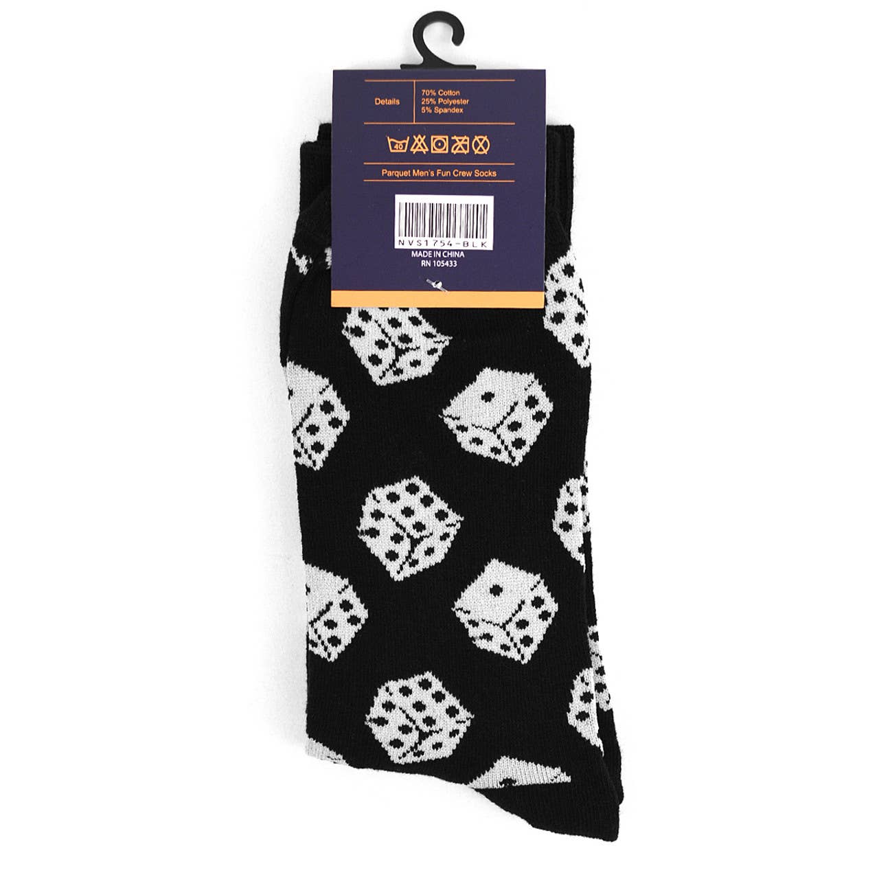 Men's Dice Novelty Socks NVS1754 - 55 - Bundle Bus