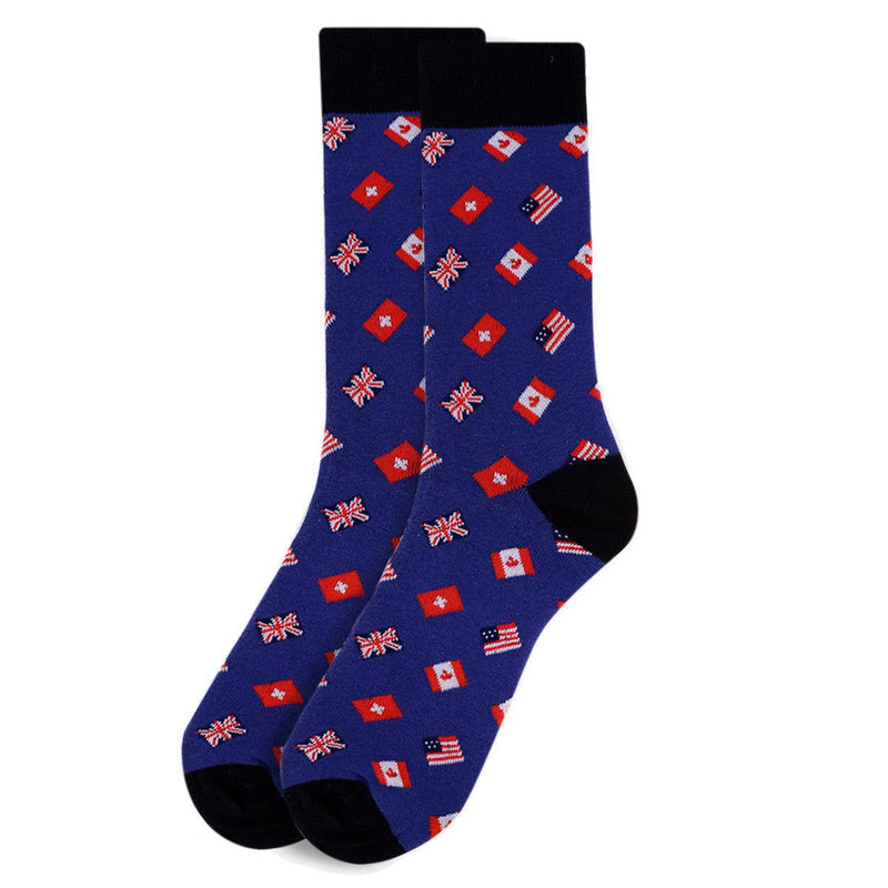 Men's Flags Novelty Socks - NVS1801 - Bundle Bus