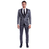 Men's Hybrid - Fit 3 - Piece Suit w/ Satin Shawl Lapel - Bundle Bus