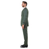 Men's Hybrid - Fit 3pc Sharkskin Suit w/ Expandable Waistband - Bundle Bus
