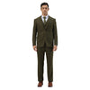 Men's Hybrid - Fit 3pc Tweed Suit w/ Expandable Waistband - Bundle Bus