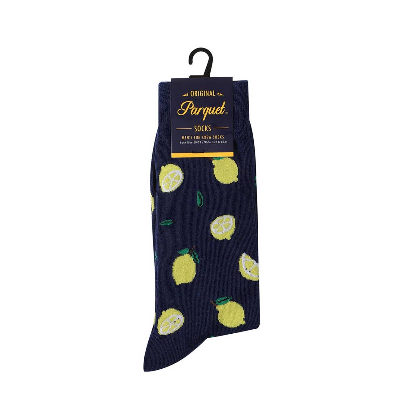 Men's Lemon Novelty Socks - NVS19666 - BL - Bundle Bus