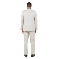 Men's Modern - Fit 3 - Piece Suit Set w/ Jacket, Vest and Pants - Bundle Bus