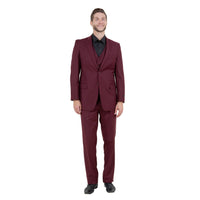 Men's Modern - Fit 3 - Piece Suit Set w/ Jacket, Vest and Pants - Bundle Bus
