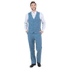 Men's Modern - Fit 3 - Piece Suit Set w/ Jacket, Vest and Pants - Bundle Bus