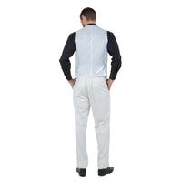 Men's Modern - Fit 3 - Piece Suit Set w/ Jacket, Vest and Pants - Bundle Bus