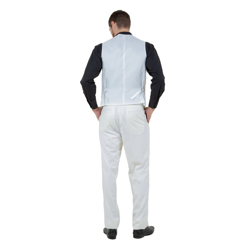 Men's Modern - Fit 3 - Piece Suit Set w/ Jacket, Vest and Pants - Bundle Bus