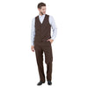Men's Modern - Fit 3pc Pinstripe Suit, Notch Lapel - Bundle Bus