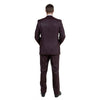 Men's Modern - Fit 3pc Sharkskin Suit Set - Bundle Bus