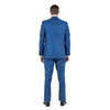 Men's Modern - Fit 3pc Sharkskin Suit Set - Bundle Bus