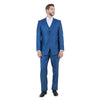 Men's Modern - Fit 3pc Sharkskin Suit Set - Bundle Bus