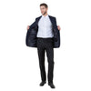 Men's Modern Fit Classic Sport Coat w/ Notch Lapel - Bundle Bus