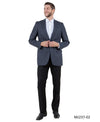 Men's Modern Fit Sport Coat w/ Notch Lapel - Bundle Bus