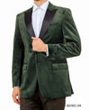 Men's Modern Fit Sport Coat w/ Satin Peak Lapel - Bundle Bus