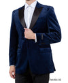 Men's Modern Fit Sport Coat w/ Satin Peak Lapel - Bundle Bus