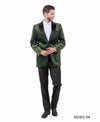 Men's Modern Fit Sport Coat w/ Satin Peak Lapel - Bundle Bus