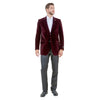 Men's Modern Fit Velvet Blazer Only - Bundle Bus