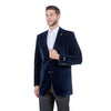 Men's Modern Fit Velvet Blazer Only - Bundle Bus
