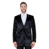 Men's Modern Fit Velvet Blazer Only - Bundle Bus