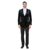 Men's Modern Fit Velvet Blazer w/ Elbow Patch - Bundle Bus