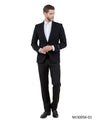 Mens Peak Lapel Blazer Only Solid Pattern - Bundle Bus