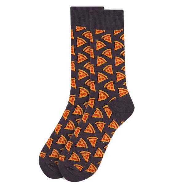 Men's Pepperoni Pizza Novelty Socks - Bundle Bus