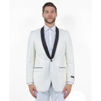 Men's Satin Textured Sport Coat Only - Bundle Bus