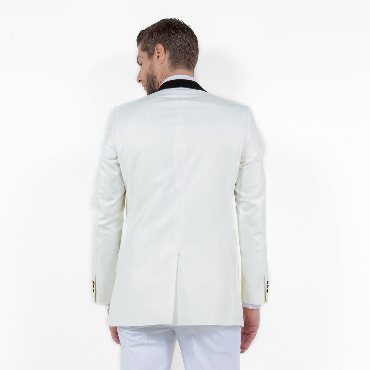 Men's Satin Textured Sport Coat Only - Bundle Bus