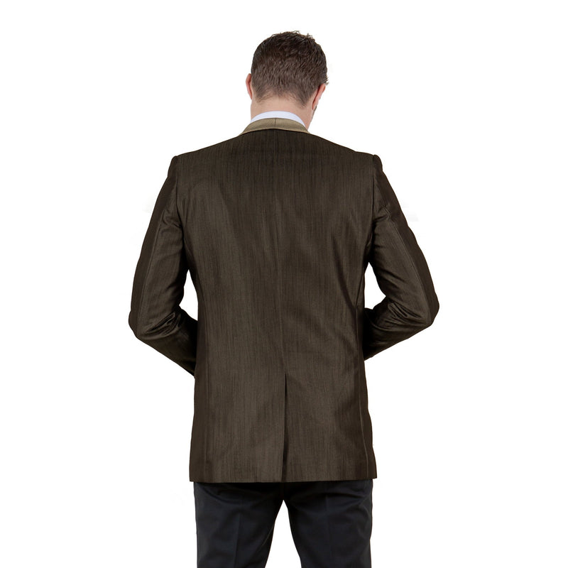 Men's Satin Textured Sport Coat Only - Bundle Bus