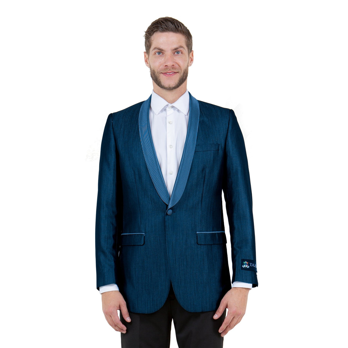 Men's Satin Textured Sport Coat Only - Bundle Bus