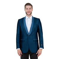 Men's Satin Textured Sport Coat Only - Bundle Bus