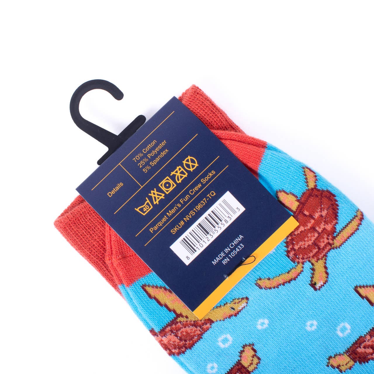 Men's Sea Turtles Novelty Socks - NVS19637 - TQ - Bundle Bus