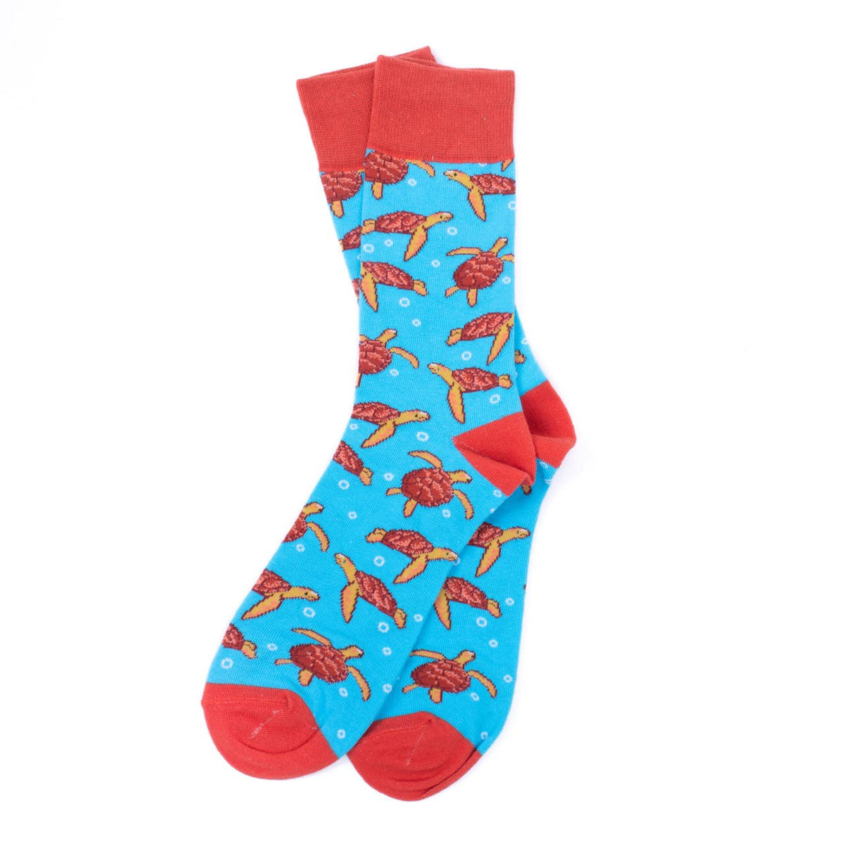 Men's Sea Turtles Novelty Socks - NVS19637 - TQ - Bundle Bus