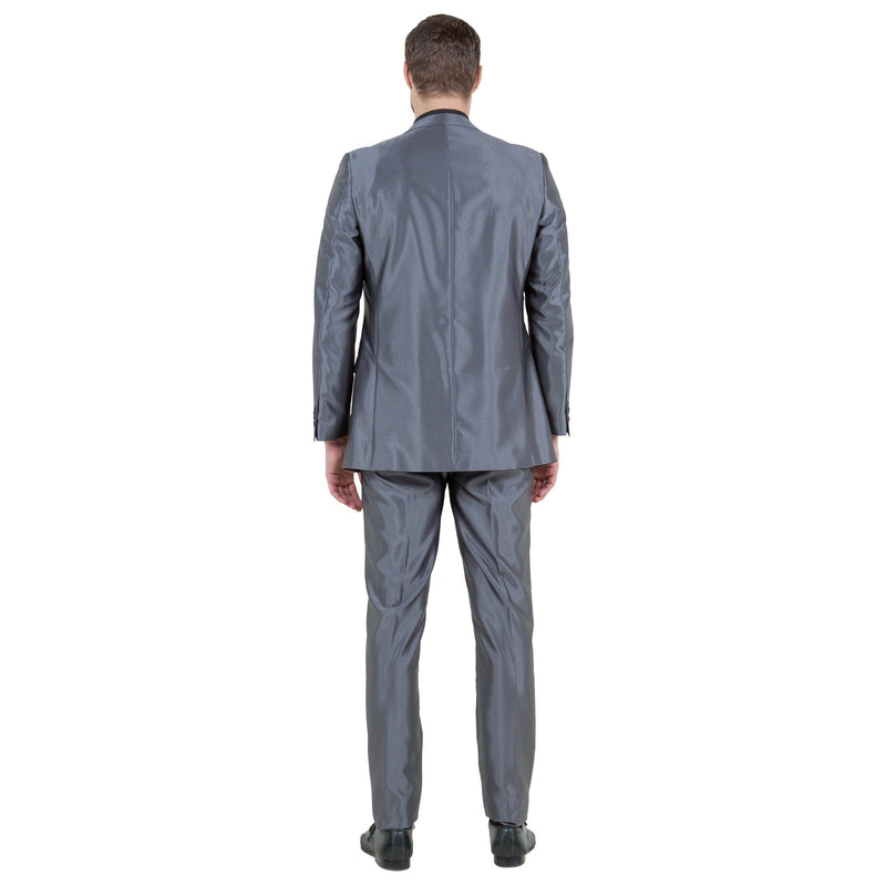 Men's Sharskin Slim - Fit 3 - Piece Suit - Bundle Bus