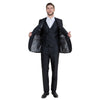 Men's Sharskin Slim - Fit 3 - Piece Suit - Bundle Bus