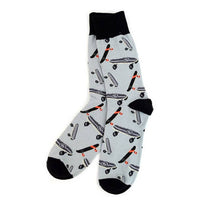 Men's Skateboard Novelty Socks - Bundle Bus