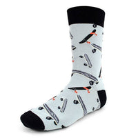 Men's Skateboard Novelty Socks - Bundle Bus