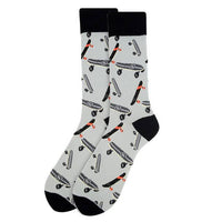 Men's Skateboard Novelty Socks - Bundle Bus