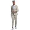 Men's Skinny Fit 2pc Linen Suit - Bundle Bus