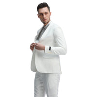 Men's Skinny Fit 2pc Linen Suit - Bundle Bus