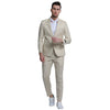 Men's Skinny Fit 2pc Linen Suit - Bundle Bus
